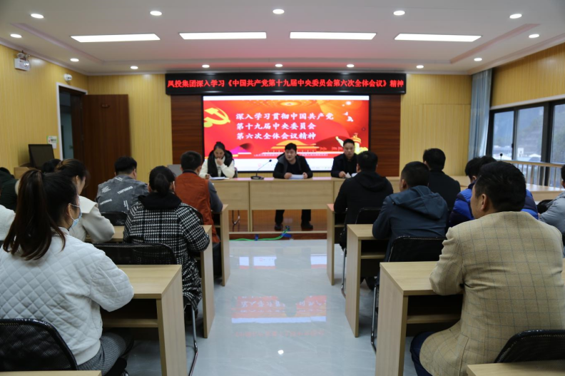 【党史学习教育】凤投集团学习贯彻党的十九届六中全会精神